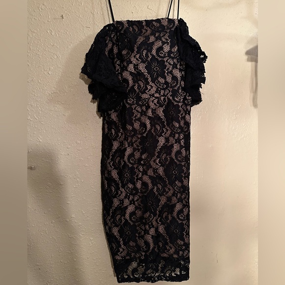 Black Lace Dress - Picture 1 of 2